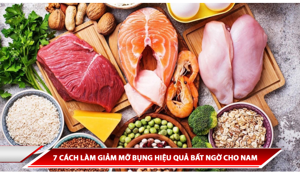 7 CÁCH LÀM GIẢM MỠ BỤNG HIỆU QUẢ BẤT NGỜ CHO NAM
